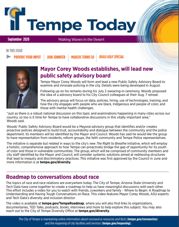 Tempe Today City Newsletter