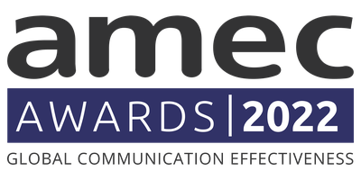 AMEC Global Communication Effectiveness Awards 2022 logo